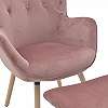 Armchair And Footstool Set Of 2