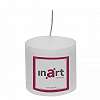 CANDLE IN WHITE COLOR 7X7