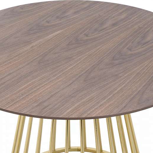Metallic/Wooden Table