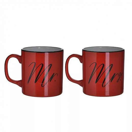 Mr And Mrs Mug Set Of 2