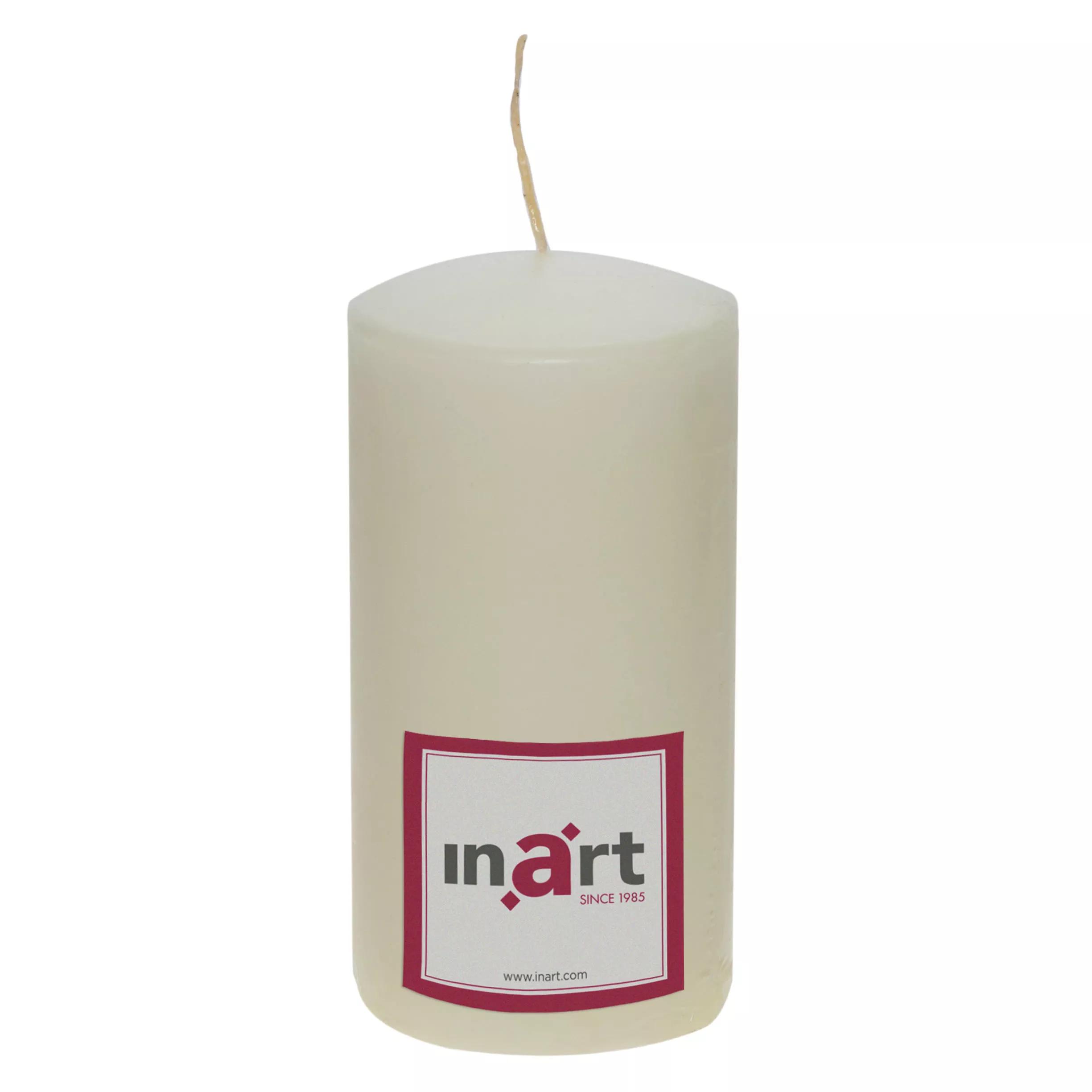 Paraffin Candle In Cream Color