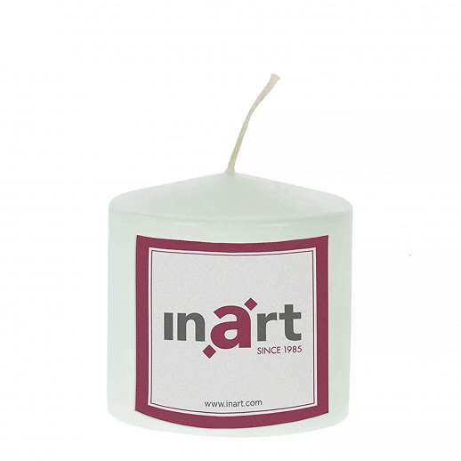 Paraffin Candle in Mint Color