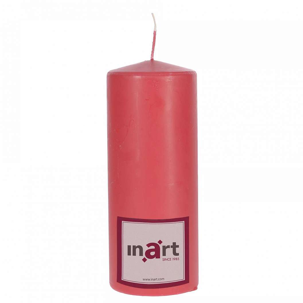 Paraffin Candle In Red