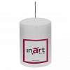 Paraffin Candle In White 7x10