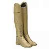 POLYRESIN UMBRELLA HOLDER BOOTS IN ANTIQUE GOLD COLOR 20X25X58