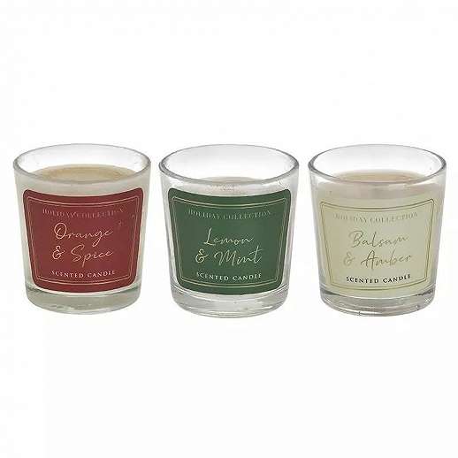 Scented Candle Set Of 3
