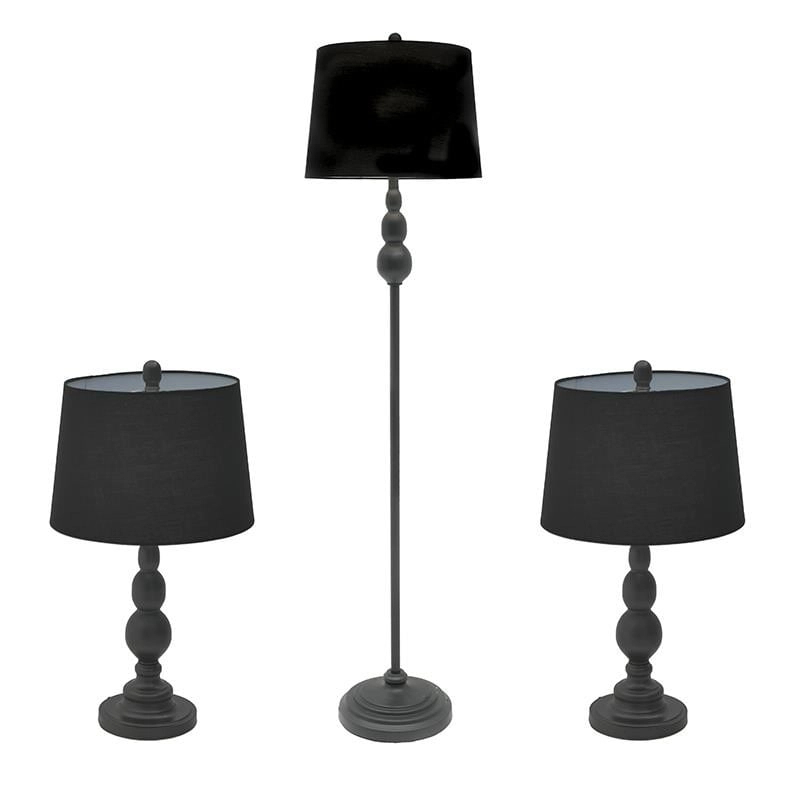 Set Of 1 Floor and 2 Table Luminaires