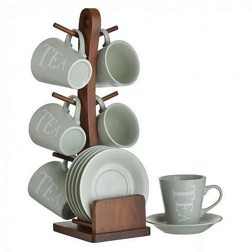 Tea Set Of 6 Pieces With Base