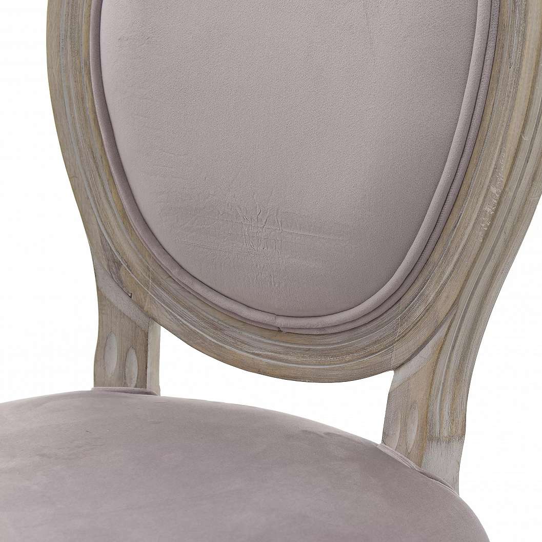 Wooden/Velvet Chair