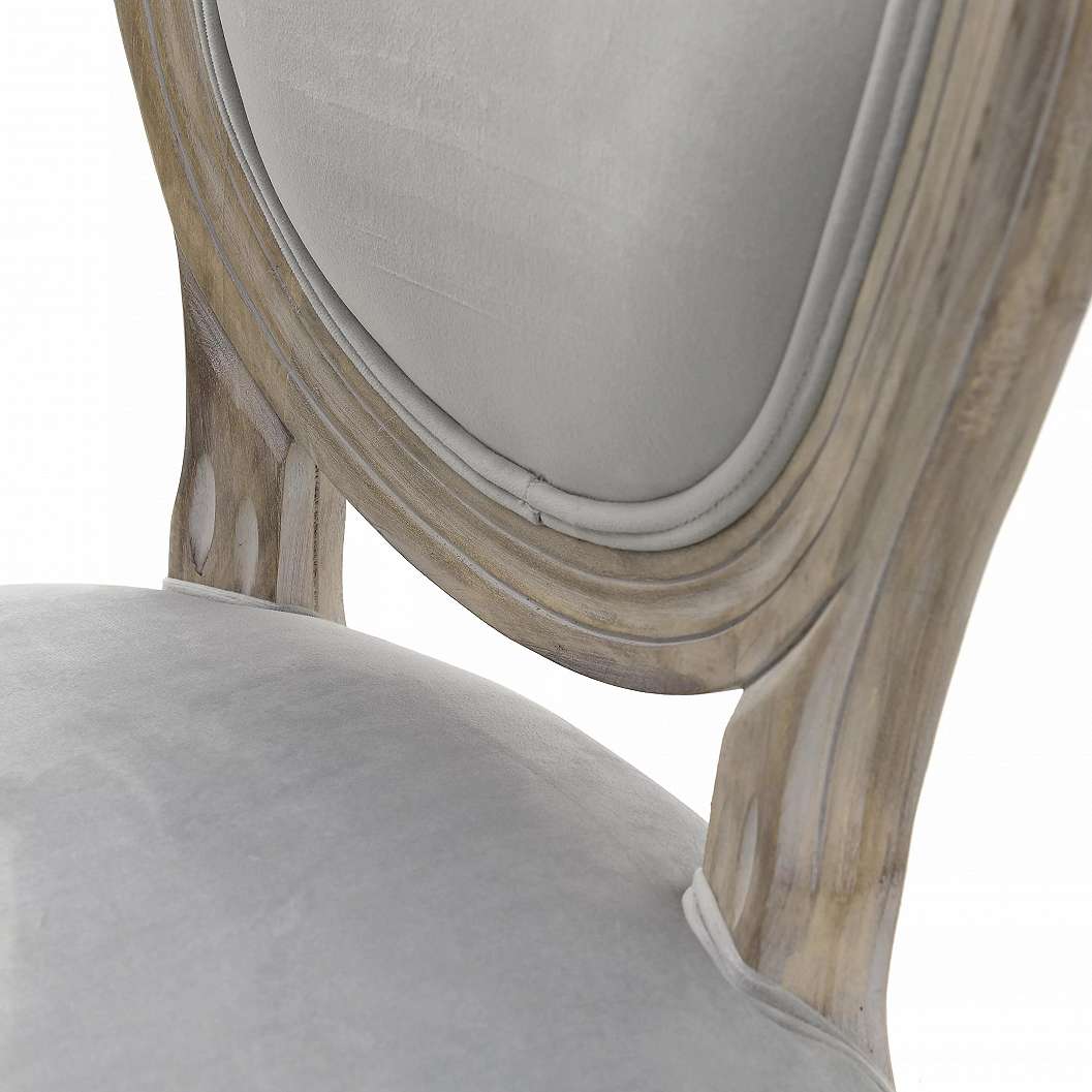 Wooden/Velvet Chair